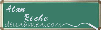 Alan Riche Visitenkarte